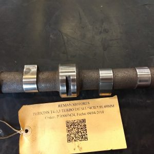 Árbol de Levas reman Motor Perkins 3.3, motor T 4.33