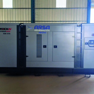 Generador Diésel Weichai WPG550L8 – 550 kVA Industrial | ARSA Generación